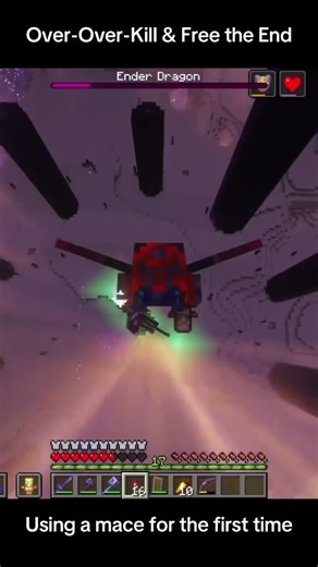Over-Over-Kill and Free the End on Zero Deaths #minecraft #hardcore