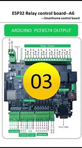 Serial port to parallel port expansion chip PCF8574 #arduino #arduinoproject #esphome