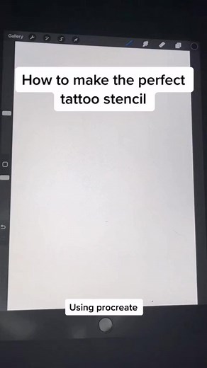 perfect tattoo stencil using procreate #tattooideas #procreatetips #procreateapp #procreate #tattoo #tattootips | Hans and Riley Tattoo | Facebook