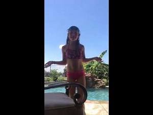 Pool challenges-little Emily