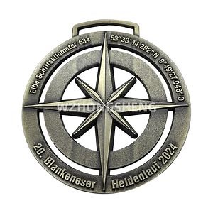 [Hot Item] 100PCS Awards Souvenior Sports Custom Metal Medals Manufacturer Enamel Pin Badge