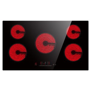 [Hot Item] Home Appliance Electric Ceramic Stove Infrared Cooker Built-in 5 Burner Induction Cooktop