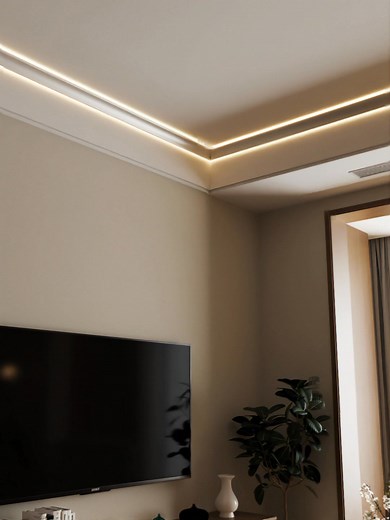 #Aluminum alloy strip light#Ceiling profiles#Interior decoration#interiordesign#renovation#buildingmaterials#aluminumAluminum | Rongmeisi aluminium alloy