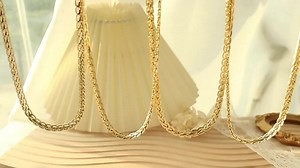 MSX Latest Popular Chain Copper Necklaces Charm Necklace 18k Gold Plated Necklace Jewelry
