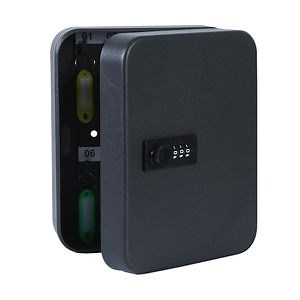 [Hot Item] Outdoor Wall Mounted Key Lockers Cabinet 36/64/72/128 Car Warehouse Apartments Unified Management Key Filing Cabinet with Password Lock