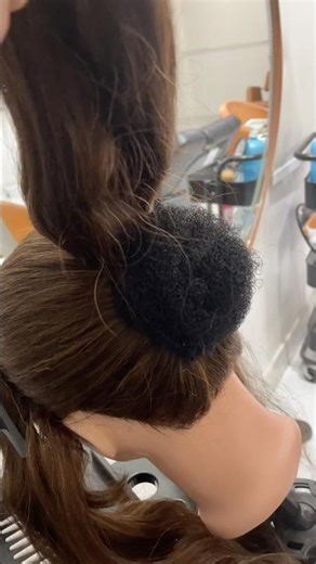 Easy and simple Bun Hairstyle practice