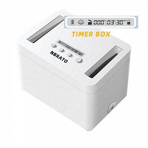 [Hot Item] Universal Metal 365 Days Smart Mobile Cell Phone Jail Self Discipline Timer Lock Box
