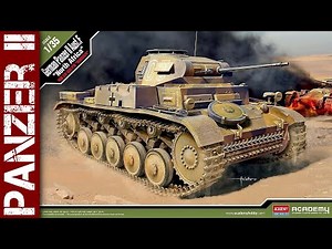 Building the Academy Panzer II Ausf F "North Africa" (1/35 scale model)