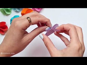 Paper Blossom Craft – Easy and Beautiful DIY Paper Flower Tutorial!