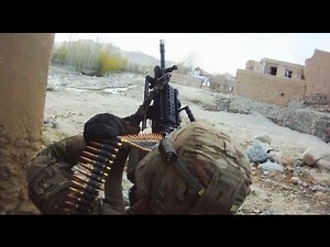 MK-48 and M203's Fired at Taliban During Firefight