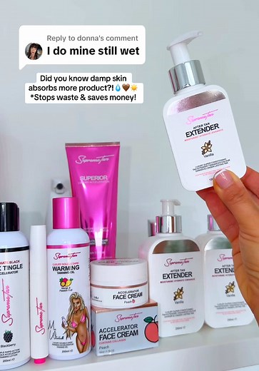 Apply Tan Extender on Damp Skin for Better Absorption