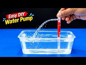Easy DIY Water Pump Science Project | How to Make a Pen Water Pump