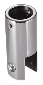 [Hot Item] OEM Tempered Glass Door Hardware Shower-Enclosure Bathroom Pipe-Fitting 304-Stainless-Steel Header Bar Vertical Support Bracket