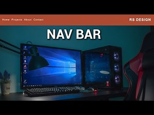 Responsive Nav Bar Using Flexbox | HTML & CSS Beginner Tutorial