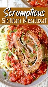 Seriously, this Sicilian Meatloaf is ridiculously tasty! | Lisa's Dinnertime Dish
