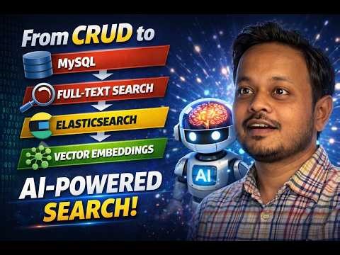 Designing a AI powered Product Service (MySQL → Full-Text → Elasticsearch → Vector Embeddings)