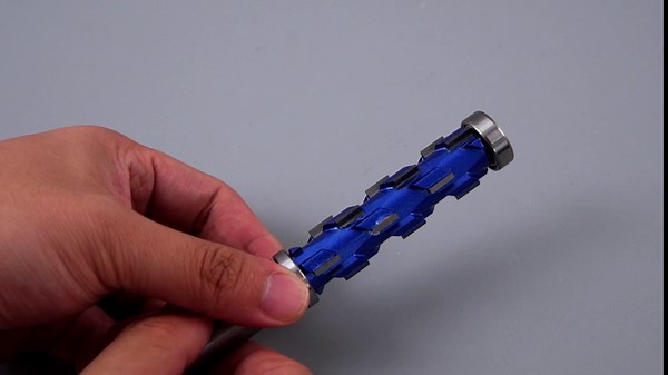 1/2in Top Bearing Compression Flush Trim Router Bit, Compression Spiral Flush Trim Router Bits, Carbide- Double Bearing Trimming Bit, Woodworking Milling Cutter Tool for Solid Wood Board MDF