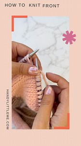 Learn how to knit front back with this video tutorial ⬇⬇ https://youtu.be/r01p45sCfPU?si=X0KxTbPpUl_8IYMs | Handy Little Me