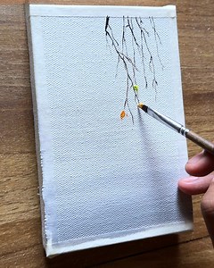 Serene Swan in Fall acrylic painting 🍂🦢 #painting #art #fblifestyle #acrylicpainting #autumnvibes | Vinee Painting