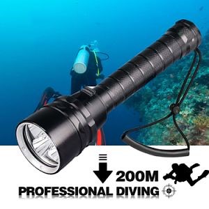 [Hot Item] Linterna de buceo LED Helius 20000lm T6/L2 IP8 18650