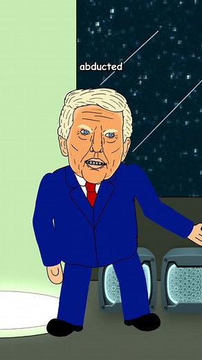 Donald Trump's Non-Binary Alien Abduction Satire