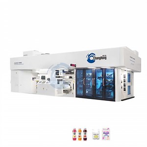 [Hot Item] 8 Color Ci Paper Gearless Flexographic Printers Flexo Printing Press Machine Price