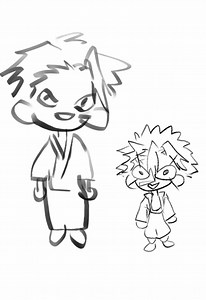 父 VS 実弥: 鬼滅の刃のイラスト対決