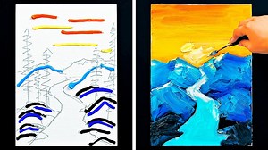 Simple painting tutorials. 🎨 | 5-Minute Crafts Teens