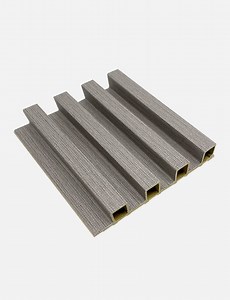 [Hot Item] Panel Dinding Beralur WPC Panel Dinding WPC Pelapisan Komposit Kayu Plastik Papan Pelapis Dalam Ruangan