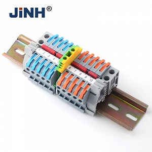 [Hot Item] DIN Rail Terminal Block Quick Push in Wire Connector