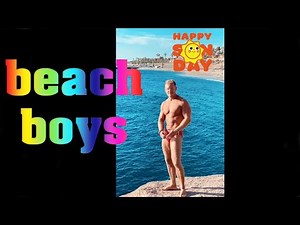 boys at beach - summer compilation