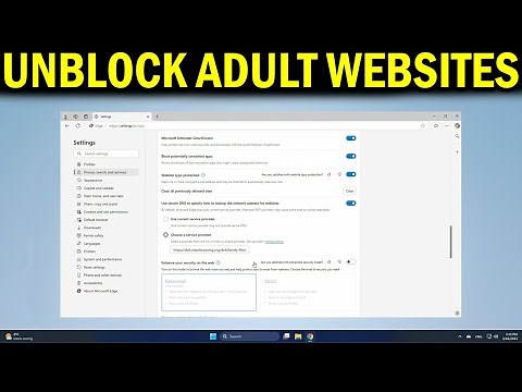 How To UnBlock All Adult Websites on Microsoft Edge in Any Windows PC or Laptop