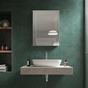 [Hot Item] Modern Bathroom Decorative Wall Mounted LED Lighted Mirror with Infrared Sensor
