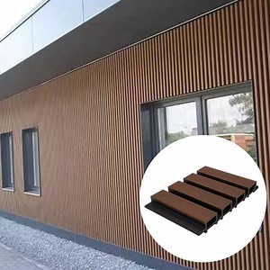 [Hot Item] New Design Outdoor Wall Cladding WPC Exterior Outdoor Composite External WPC Wall Cladding Ceiling Panels