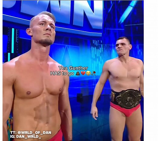 Gunther chops sound like Ironman’s pulse charge 😭🥀 #wwe #wrestling #Gunther #fyp #viral