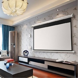 [Hot Item] Fiberglass PVC Mat White Projection Screen Fabric