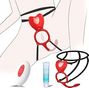 Couples Sex Toys Wearable Vibrator - BDSM Panties Vibrator with 9 Vibration Modes, Vibrating Anal Plug Cock Ring for Adult Women Men Sexual Pleasure