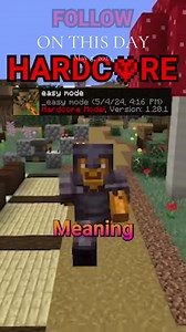 Two Years of Minecraft Hardcore Survival