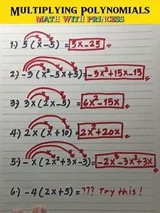 Multiplying Polynomials #math #mathwithprincess #mathviral #mathlessons #mathematics #mathreview #mathisfun #MultiplyingPolynomials | Math with Princess