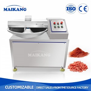 [Hot Item] Meat Industry Butchery Machinery Sausage Making Machine Stainless Steel Bowl Chopper Machine Meat Bowl Cutter