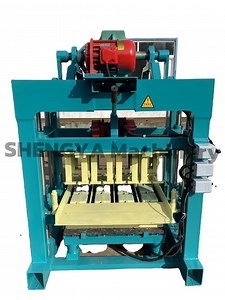 [Hot Item] Profitable Semi-Automatic Concrete Brick Making Machinery Qtj4-40 Solid Interlock Bricks Blocks Making Machinery