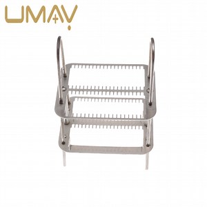 [Hot Item] Rack de teinture en plastique pour lames de microscope en acier inoxydable pour la recherche en laboratoire