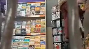 BBC Flash MILF at Store
