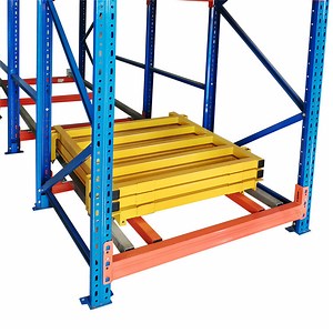 [Hot Item] Logistic Equipment Manufacturing Warehouse Racking Storage Push Back Racking