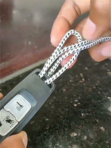 make a key chain from rope #shortsvideo