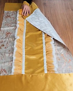 25K views · 126 reactions | DIY a unique table runner using recycled materials | MetDaan Fashion | Facebook