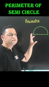 278K views · 4.1K reactions | Perimeter of given Semi Circle #mathematics #maths #mathisfun #mathteacher #math | Maths Solutions by Nand Kishore | Facebook