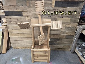 Windmill Planter Box Build Plans: Cedar Garden Planter (digital Download) - Etsy Canada