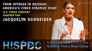 Recent traditional conflicts, such as the war in Ukraine, have emphasized the need to shift away from a cyber strategy centered on offensive capabilities to one more heavily focused on defense, resilience, and information sharing. This new strategy assigns new roles and responsibilities to government agencies, places attention on protecting the civilian homeland, and requires strong public-private partnerships moving forward. . . . #HooverInstitution #CondoleezzaRice #HRMcMaster #JimMattis #Vict
