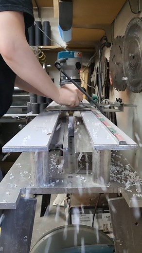 Scraper bars! Lots of routers and drills and love go into making our customers scraper bars. Order yours now at the link in our bio. #printmaking #takachpress #artofprintmaking #printmakingcommunity #print #art #printmakersofinstagram #arttools #wip #processvideo #behindthescenes #process #lithography #machine #handmade #lifelong #custom #legacy #scraper #planing #routers #woodshop #polyethylene #strap | Takach Press